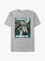 Star Wars Flying Into The Weekend T-Shirt