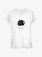 Star Wars Coffee On The Dark Side Girls T-Shirt