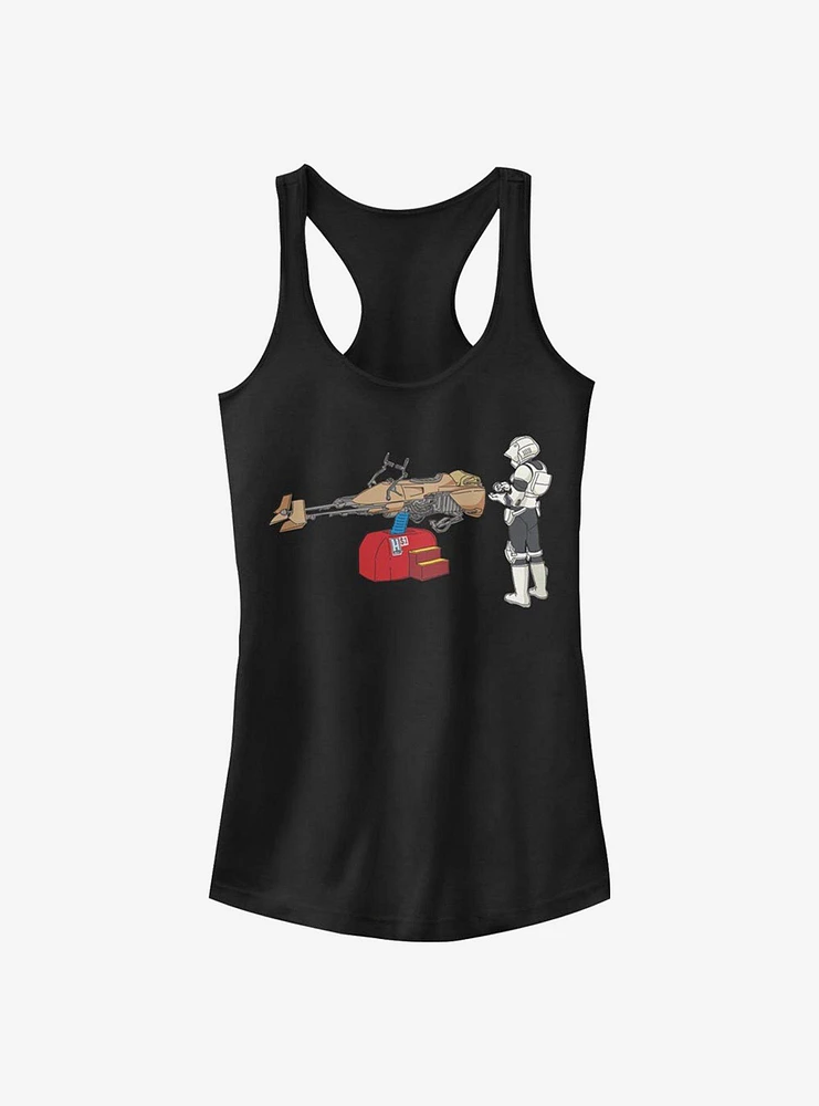 Star Wars Trooper Ride Girls Tank