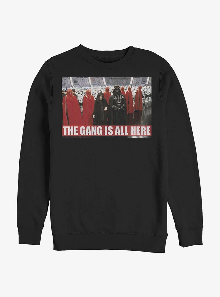 Star Wars The Gang Is All Here Crew Sweatshirt