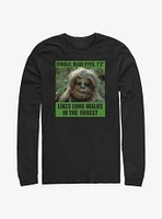 Star Wars Likes Long Walks Long-Sleeve T-Shirt