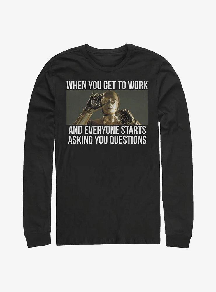 Star Wars Overwhelming Work Long-Sleeve T-Shirt