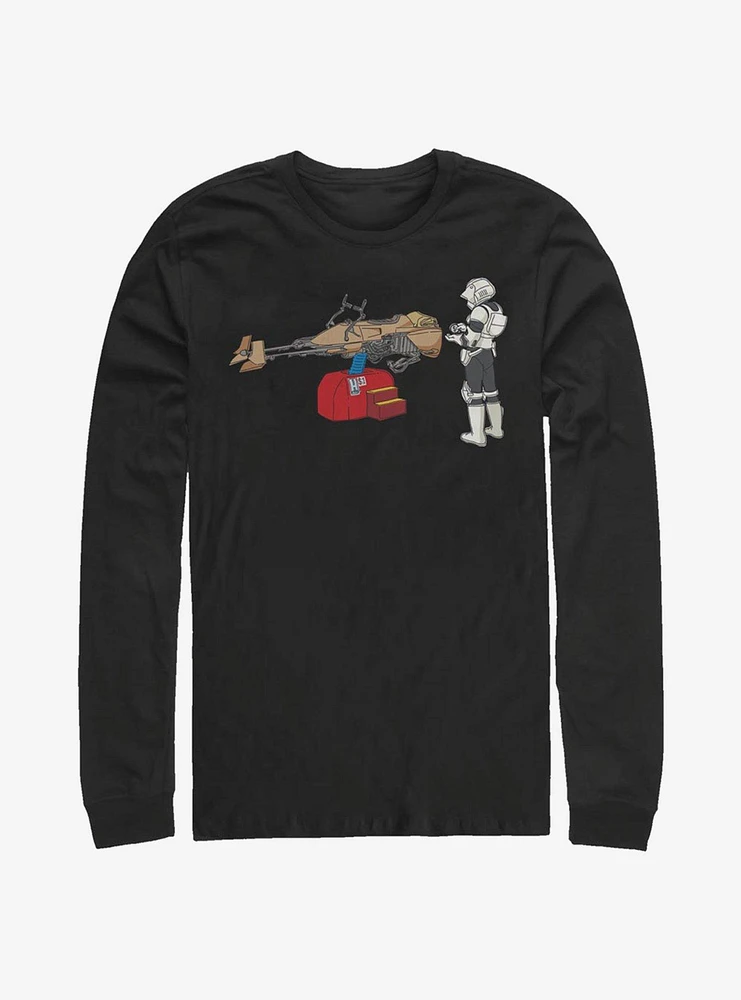 Star Wars Trooper Ride Long-Sleeve T-Shirt