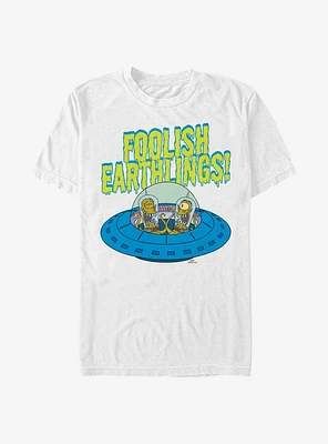 The Simpsons Foolish Earthlings T-Shirt
