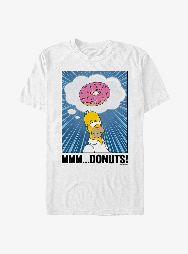 The Simpsons Homer Mmm Donuts T-Shirt