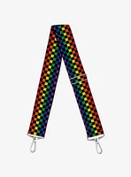 Checker Rainbow Bag Strap