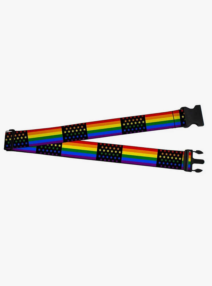 American Pride Flag Luggage Strap