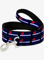 Leather Flag Dog Leash