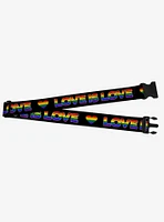 Love Is Love Heart Luggage Strap