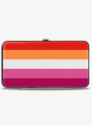 Lesbian Flag Hinged Wallet