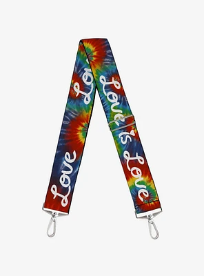 Love is Love Tie Dye Bag Strap