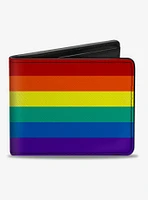 Rainbow Print Bifold Wallet