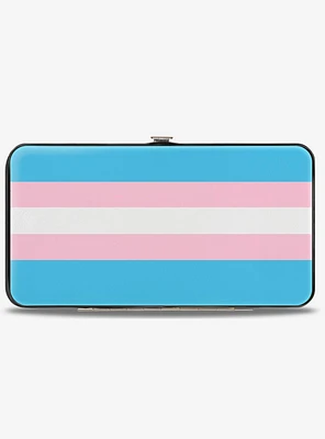 Transgender Flag Hinged Wallet