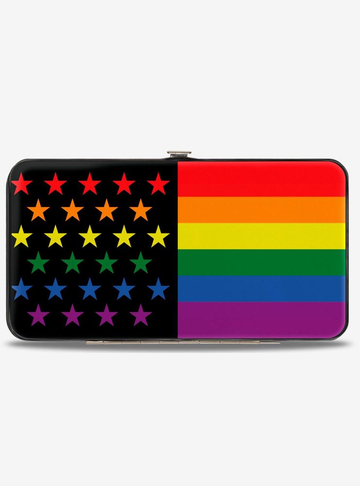 American Pride Flag Hinged Wallet