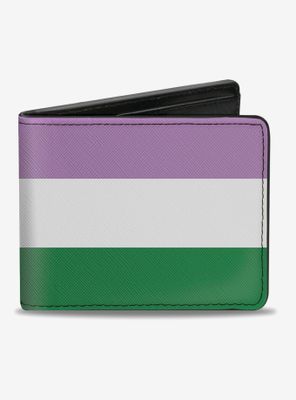 Genderqueer Flag Bifold Wallet