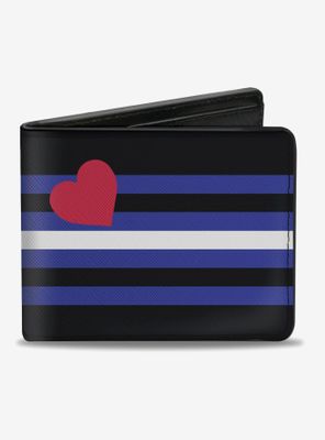 Leather Flag Bifold Wallet