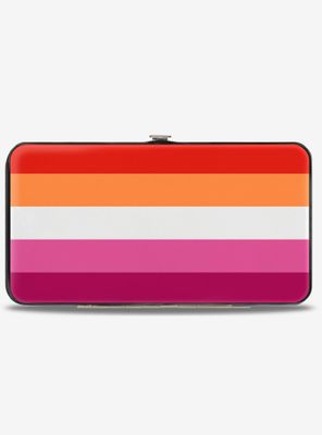 Lesbian Flag Hinged Wallet