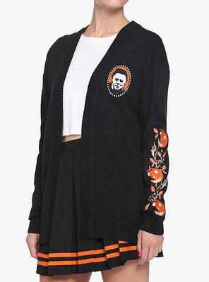 Halloween Pumpkin Girls Cardigan