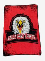 Cobra Kai Eagle Fang Karate Logo Throw Blanket