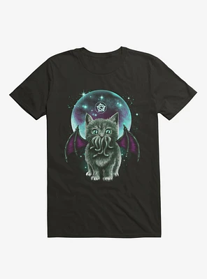 Cosmic Purrrcraft Black T-Shirt