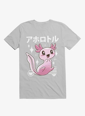 Kawaii Axolotl Ice Grey T-Shirt