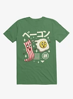 Kawaii Breakfast Kelly Green T-Shirt