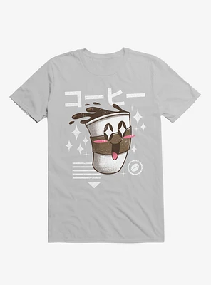 Kawaii Coffee Ice Grey T-Shirt