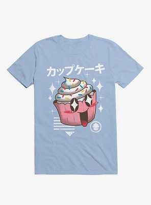 Kawaii Cupcake Light Blue T-Shirt