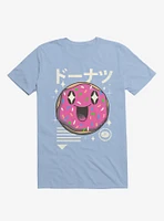 Kawaii Donut Light Blue T-Shirt