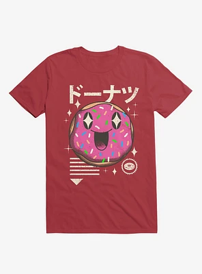 Kawaii Donut Red T-Shirt