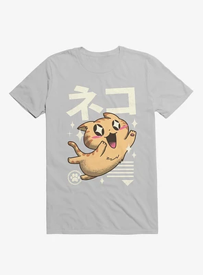 Kawaii Feline Ice Grey T-Shirt