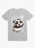 Kawaii Panda Ice Grey T-Shirt