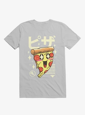 Kawaii Pizza Ice Grey T-Shirt