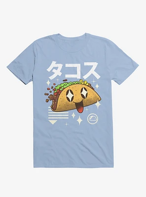 Kawaii Taco Light Blue T-Shirt