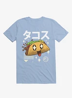 Kawaii Taco Light Blue T-Shirt