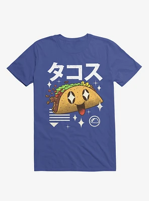 Kawaii Taco Royal Blue T-Shirt