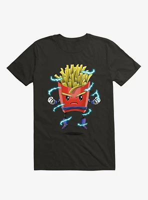 Saiyan Fries Black T-Shirt