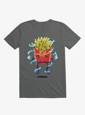 Saiyan Fries Charcoal Grey T-Shirt