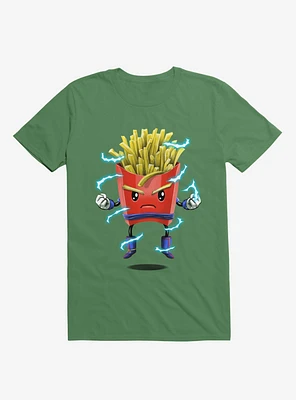 Saiyan Fries Kelly Green T-Shirt