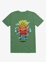 Saiyan Fries Kelly Green T-Shirt