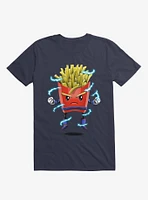 Saiyan Fries Navy Blue T-Shirt