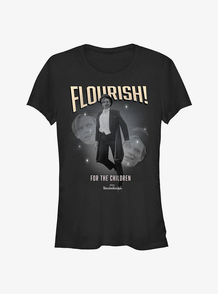 Marvel WandaVision Flourish! Vision Girls T-Shirt