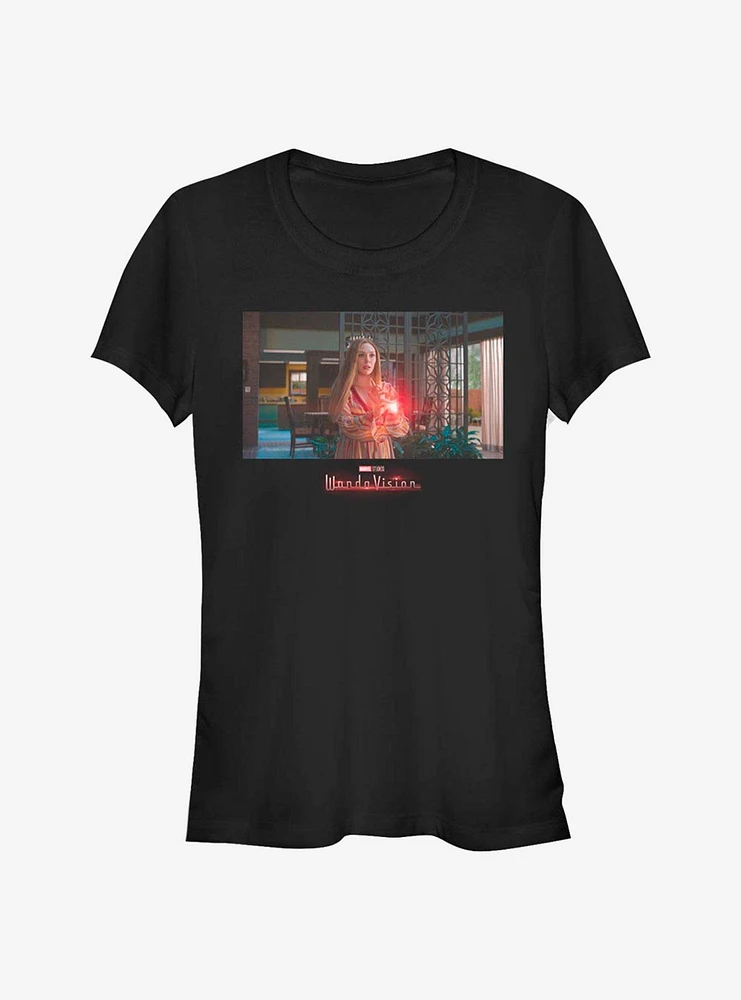 Marvel WandaVision Scarlet Witch Photo Reel Girls T-Shirt