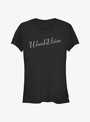 Marvel WandaVision Silver Logo Girls T-Shirt