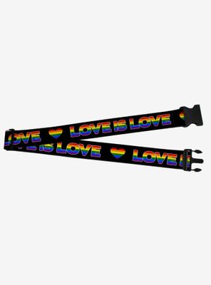 Love Is Love Heart Luggage Strap
