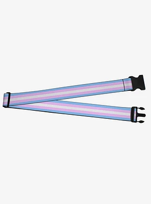 Transgender Flag Luggage Strap