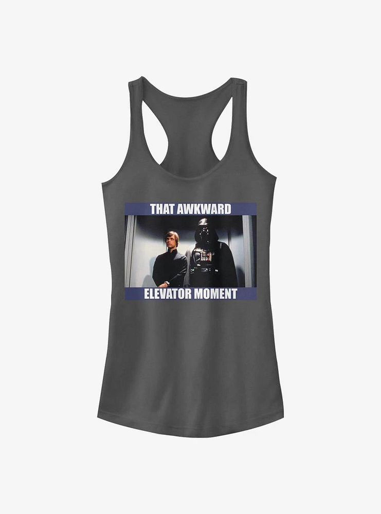 Star Wars Awkward Elevator Moment Girls Tank