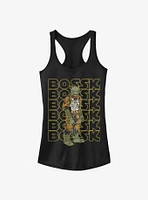 Star Wars Bossk Retro Name Girls Tank