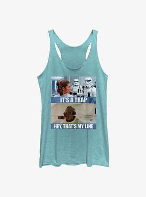 Star Wars It'S A Trap Girls Tank