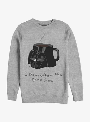 Star Wars Coffee On The Dark Side Crew Sweatshirt